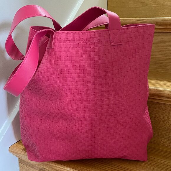 Deep Pink Market Bag/Beach Bag - Picture 2 of 6